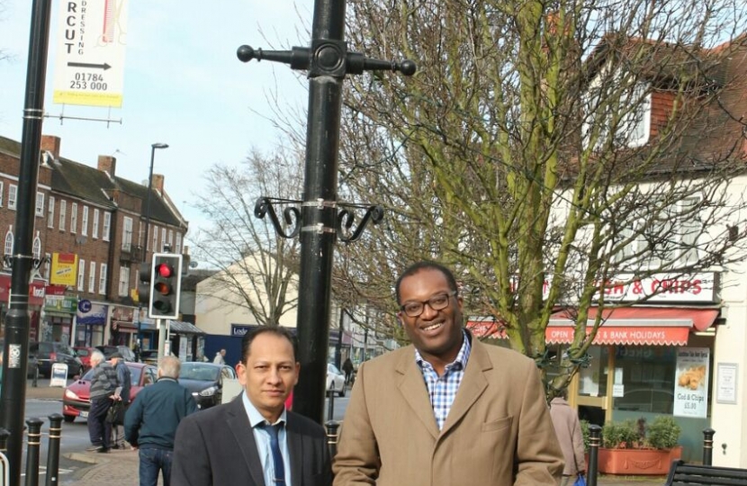 Naz with Kwasi Kwarteng MP